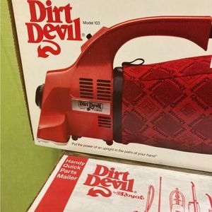 Vintage dirt devil still in box